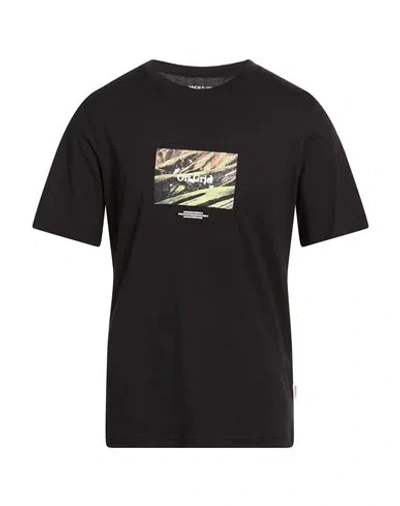 Jack & Jones Man T-shirt Black Size L Cotton