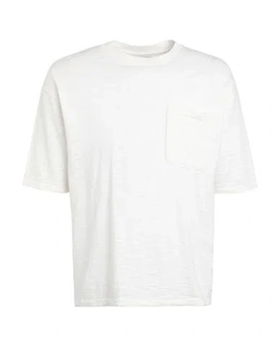 Jack & Jones Man T-shirt Ivory Size Xl Cotton In White