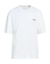 Jack & Jones Man T-shirt White Size L Cotton In White