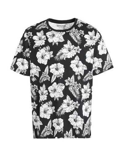 Jack & Jones Man T-shirt Black Size S Cotton