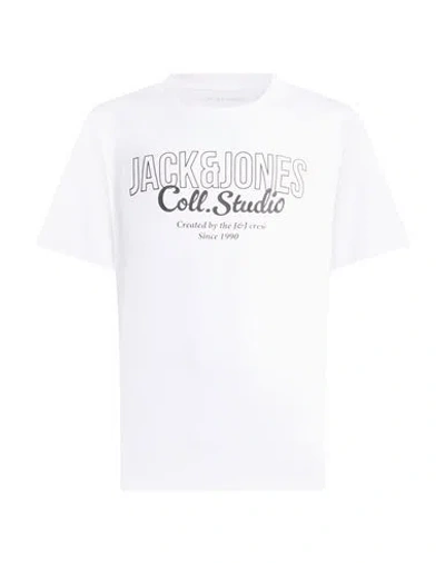 Jack & Jones Man T-shirt White Size L Cotton