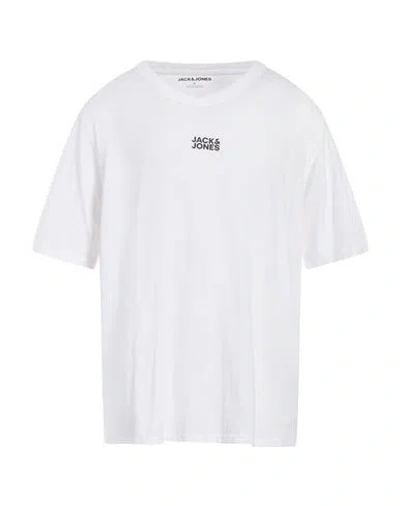 Jack & Jones Man T-shirt White Size Xl Cotton