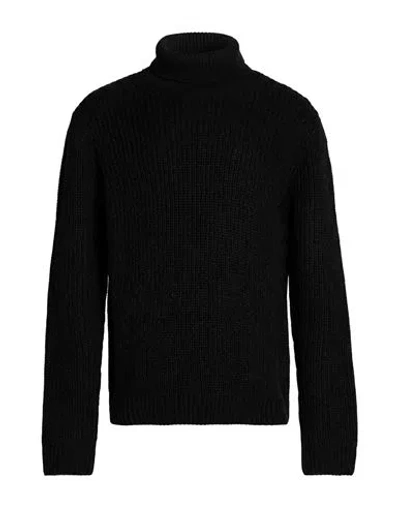 Jack & Jones Man Turtleneck Black Size Xl Acrylic, Organic Cotton