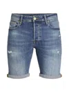 Jack & Jones Men's Slim Fit Shorts In Denim In Multi