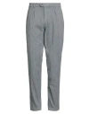 Jack & Jones Pants Studio Man Pants Grey Size 34w-34l Cotton, Recycled Polyester, Elastane In Gray