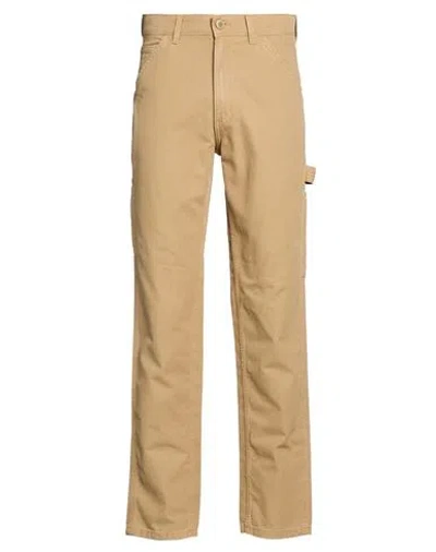 Jack & Jones Pants Studio Man Pants Sand Size 28w-32l Cotton In Beige