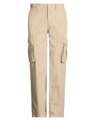 Jack & Jones Pants Studio Man Pants Sand Size 30w-32l Cotton In Neutral