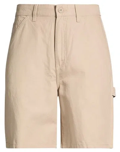 Jack & Jones Pants Studio Man Shorts & Bermuda Shorts Beige Size Xl Cotton, Linen In Brown