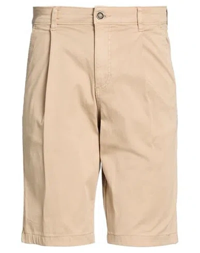 Jack & Jones Pants Studio Man Shorts & Bermuda Shorts Sand Size 29 Cotton, Elastane In Neutral