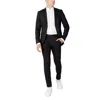 Jack & Jones Polyester Two-piece Men's Suit In Black