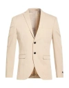 Jack & Jones Premium Man Blazer Beige Size 42 Polyester, Viscose, Elastane In Neutral