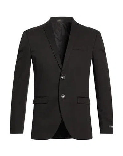 Jack & Jones Premium Man Blazer Black Size 42 Polyester, Viscose, Elastane