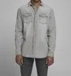 Jack & Jones Sheridan Shirt In Grey In Grey