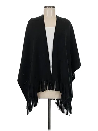 Pre-owned Jack & Missy Poncho In Black
