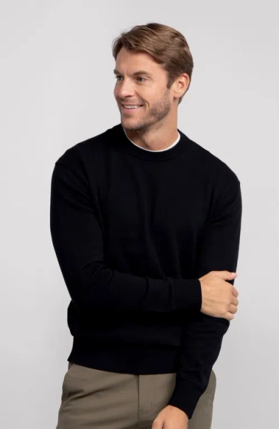 Jack Archer Anytime Crewneck Sweater In Black