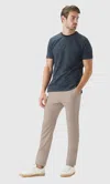 Jack Archer Jetsetter Tech Pant Slim Fit In Oak Khaki