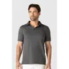 Jack Archer Jetsetter Tech Performance Polo In Gray