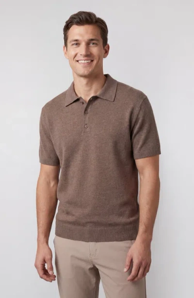 Jack Archer Legacy Resort Polo In Brown