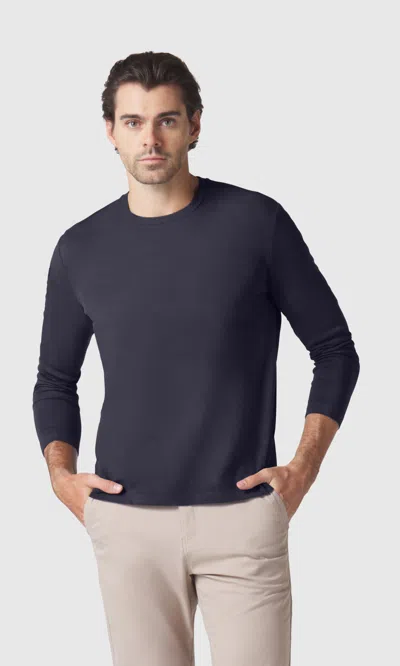 Jack Archer Precision Long Sleeve Tee In Blue