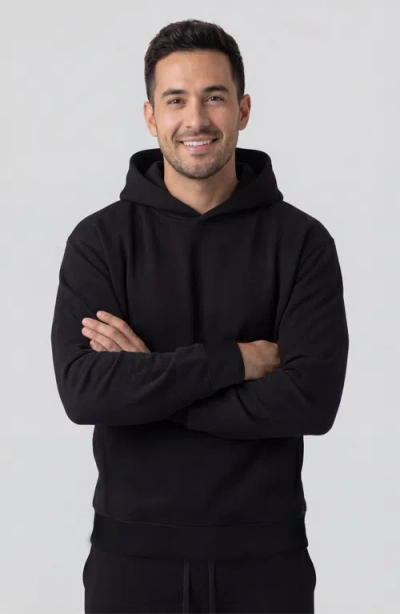 Jack Archer Sandwash Hoodie In Black