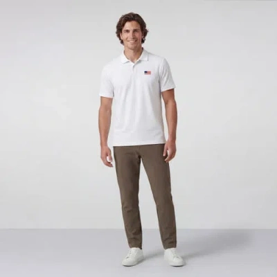 Jack Archer Usa Flag Clubhouse Pique Polo In Multi