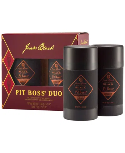 JACK BLACK 2-PC. BLACK RESERVE PIT BOSS ANTIPERSPIRANT AND DEODORANT SET, 2.75 OZ.