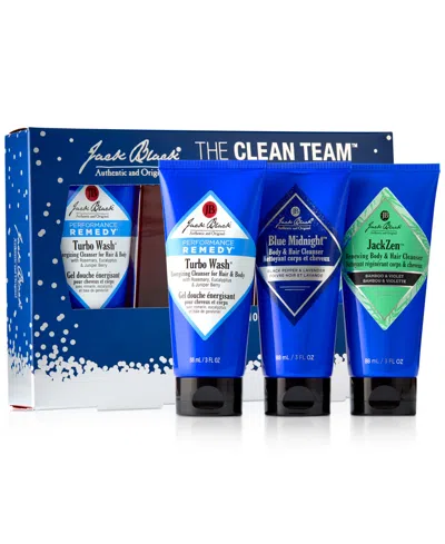 Jack Black 3-pc. The Clean Team Body & Hair Cleanser Set In No Color