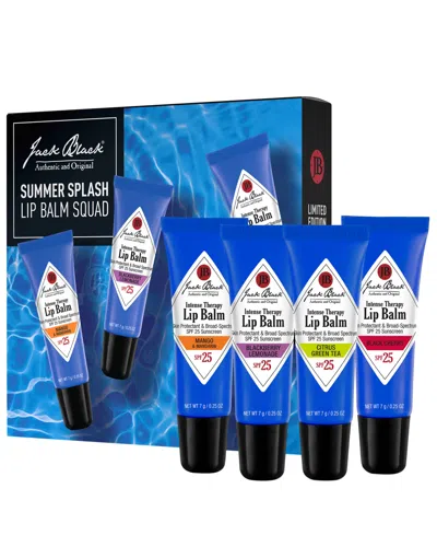 Jack Black 4-pc. Summer Splash Lip Balm Set In Transparent