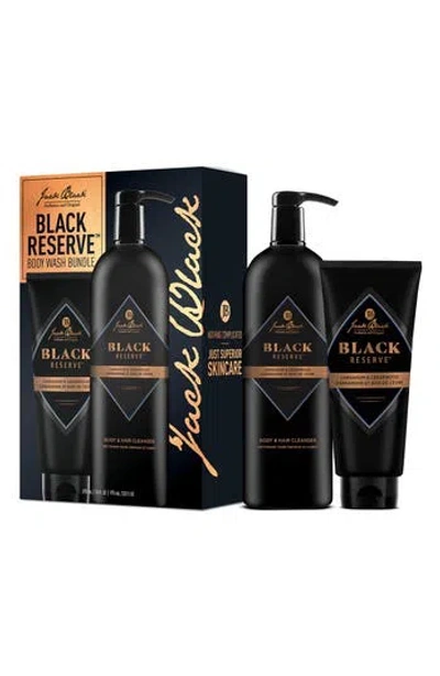Jack Black Black Reserve Body & Hair Cleansers Bundle Set $76 Value