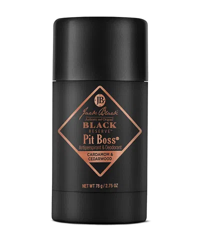 Jack Black Black Reserve Pit Boss Antiperspirant & Deodorant 2.75 Oz. In White