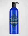 JACK BLACK BLUE MIDNIGHT BODY AND HAIR CLEANSER, 33 OZ