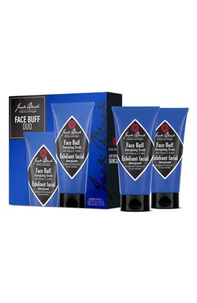 Jack Black Face Buff Energizing Scrub Duo $60 In Transparent