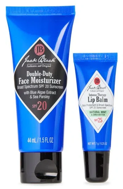 Jack Black Face Lip Spf Skin Care Set In Transparent