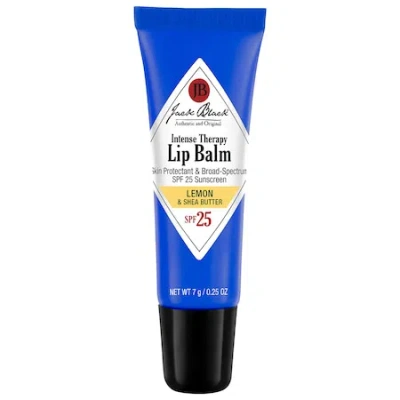 JACK BLACK INTENSE THERAPY LIP BALM SPF 25 LEMON & SHEA BUTTER 0.25 OZ,P12573