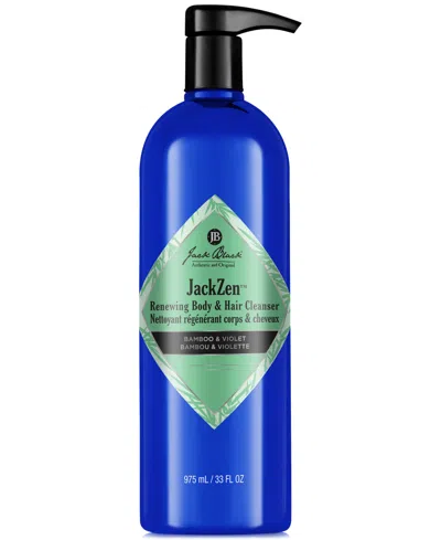 Jack Black Jackzen Renewing Body & Hair Cleanser, 33 Oz. In White