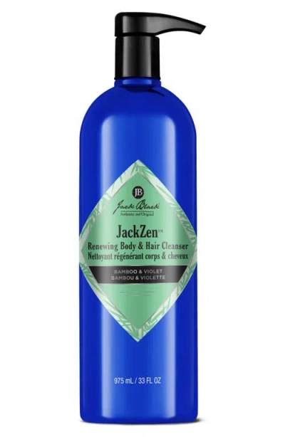 Jack Black Jackzen Renewing Body & Hair Cleanser With Bamboo & Violet 33 Oz. In No Color