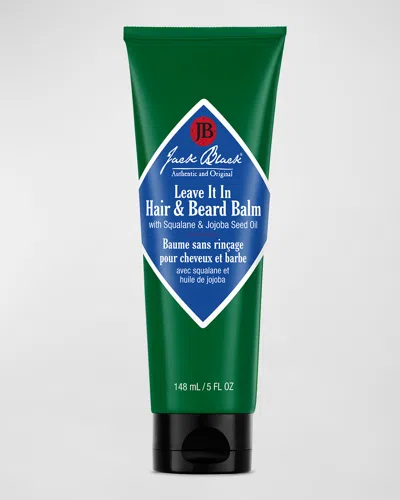 Jack Black Leave It In Hair And Beard Balm, 5 Oz. In White