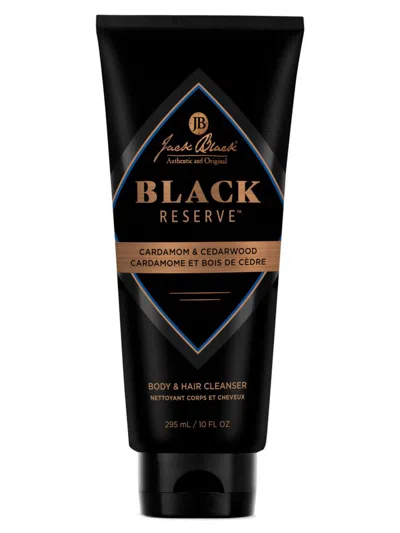 Jack Black Men's Black Reserve Cardamom & Cedarwood Body & Hair Cleanser In White