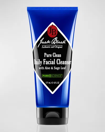 Jack Black Pure Clean Daily Facial Cleanser, 6.0 Oz. In White