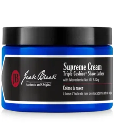 JACK BLACK SUPREME CREAM TRIPLE CUSHION SHAVE LATHER, 9.5 OZ.