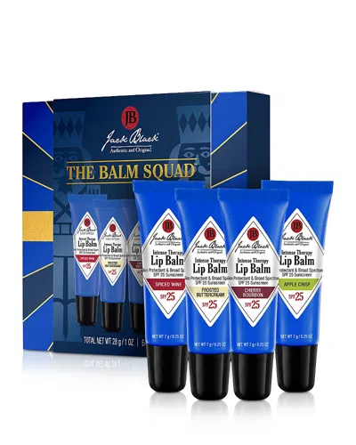 Jack Black The Balm Squad Lip Balm Gift Set ($40 Value) In Transparent