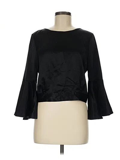 Pre-owned Jack By Bb Dakota 3/4 Sleeve Blouse In Black
