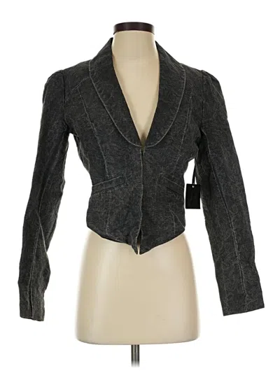 Pre-owned Jack By Bb Dakota Blazer Jacket In Gray