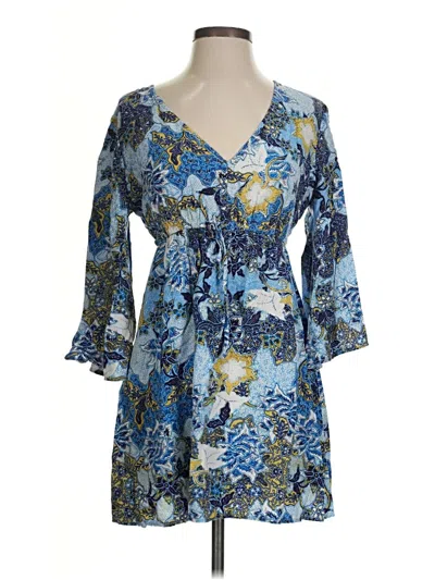 Pre-owned Jack By Bb Dakota Casual Dress In Blue