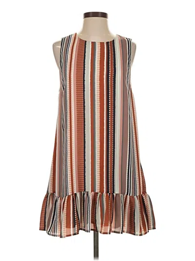 Pre-owned Jack By Bb Dakota Casual Dress In Brown