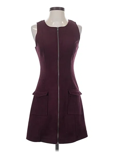 Pre-owned Jack By Bb Dakota Casual Dress In Burgundy