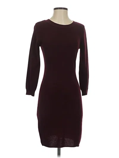Pre-owned Jack By Bb Dakota Casual Dress In Burgundy