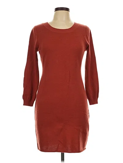 Pre-owned Jack By Bb Dakota Casual Dress In Burgundy