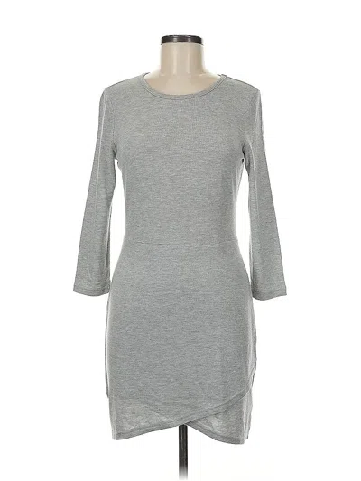Pre-owned Jack By Bb Dakota Casual Dress In Gray