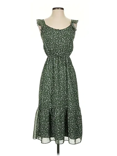 Pre-owned Jack By Bb Dakota Casual Dress In Green